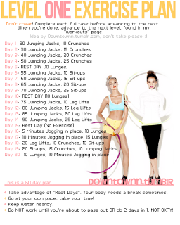 Work out routine