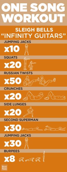 one song workout routine