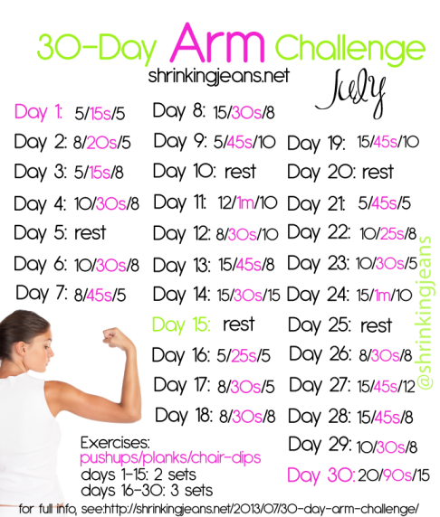 30 day arm-challenge